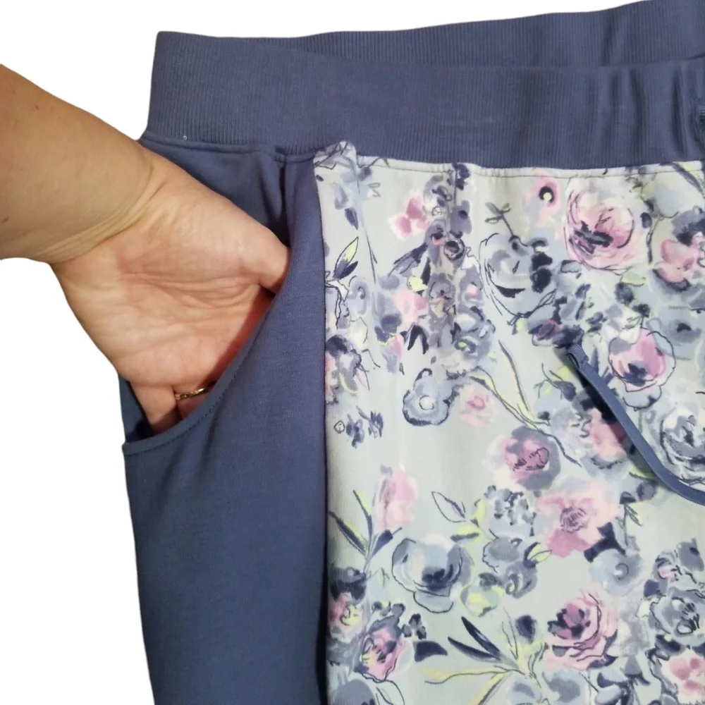 Vera Bradley Women's Floral Active French Terry Jogger Pants‎ Size 3XL NWOT